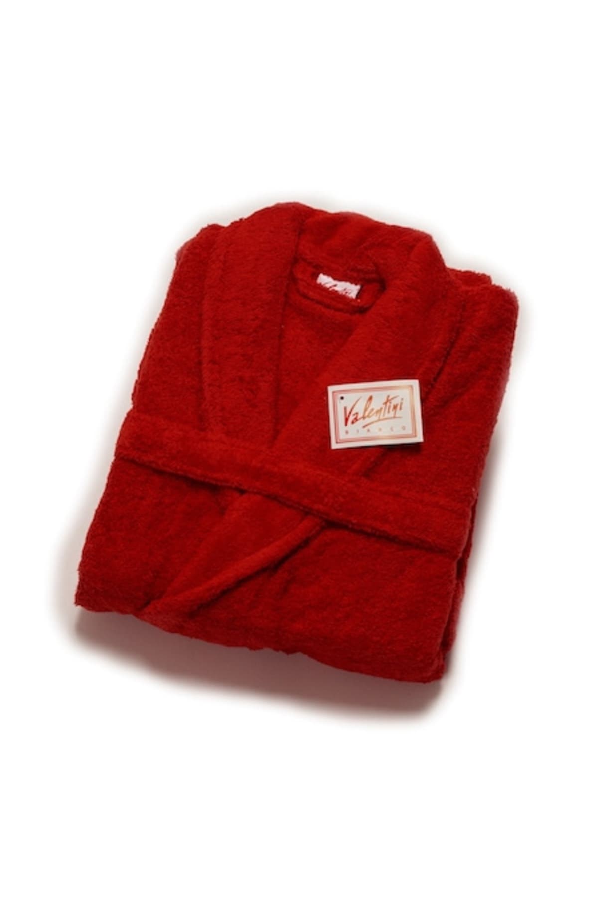 Fotografie produs: Halat de baie din bumbac 100%, 500 g/m², Valentini Bianco, rosu, marimea M