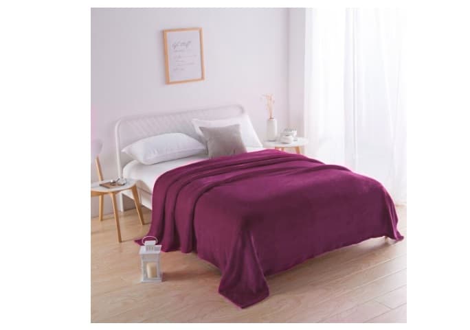 Fotografie produs: Patura cocolino pufoasa 200x230 - mov inchis