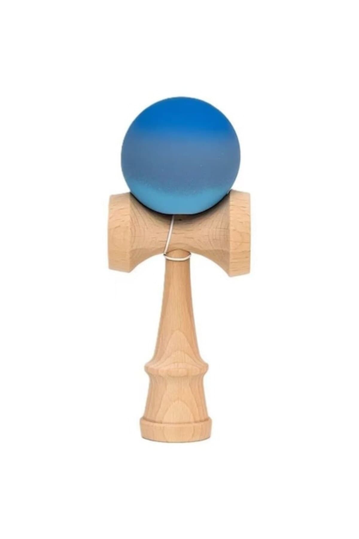 Fotografie produs: Jucarie Kendama interactiv lipicios, profesionala, 18 cm, gradient albastru-gri