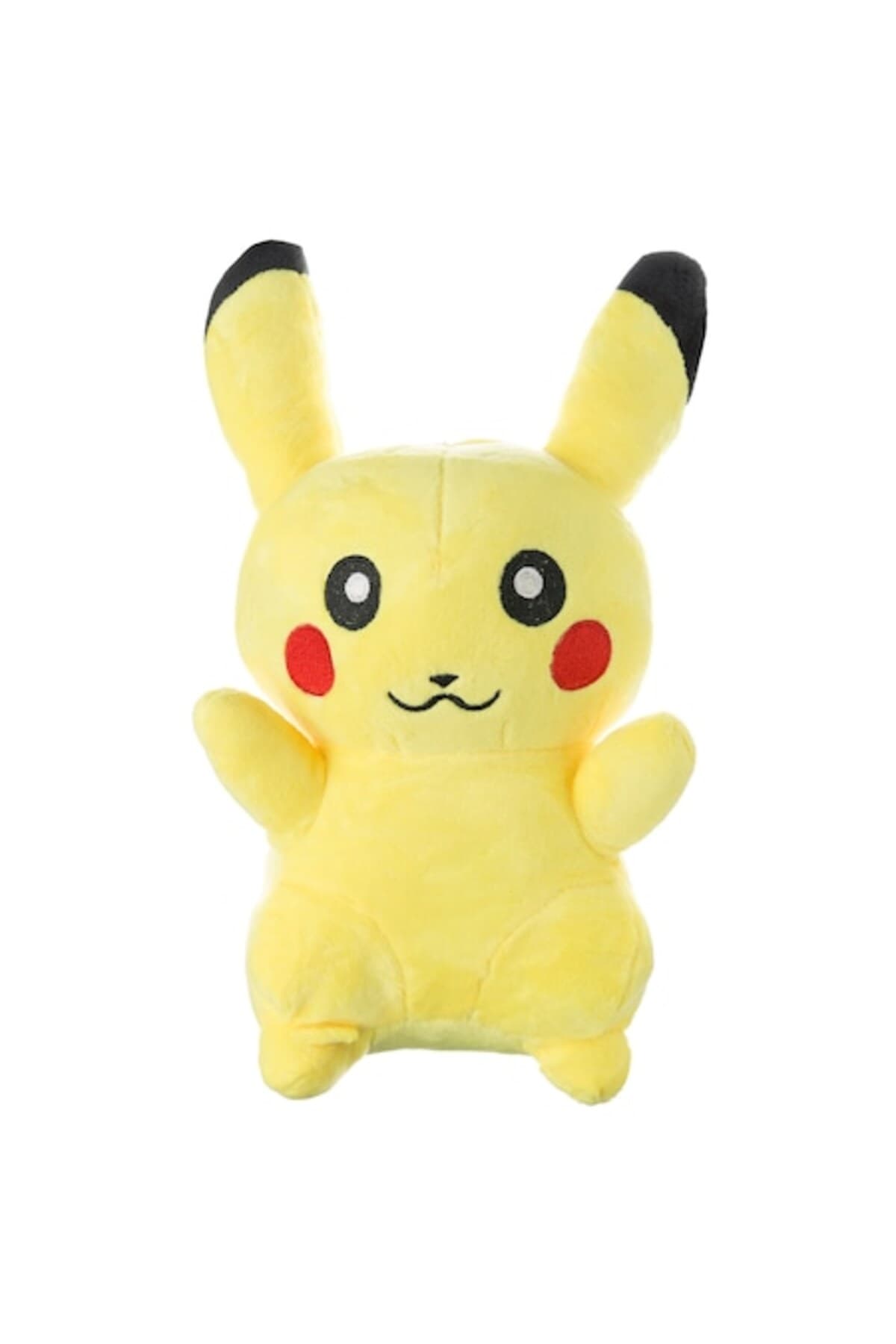 Jucarie de plus Pokemon, Pikachu, 30 cm + Jucarie pufoasa anti-stres, Cyrax