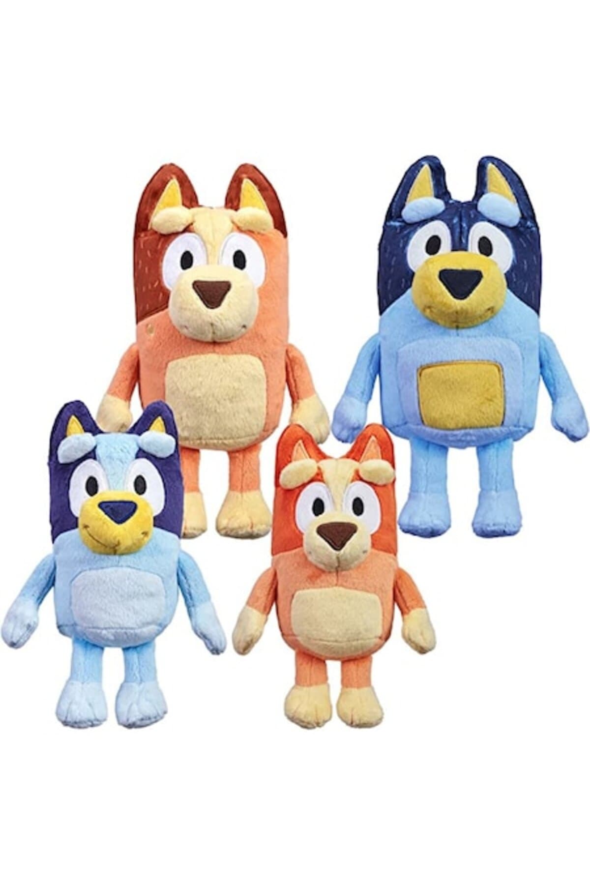 Fotografie produs: Set de 4 jucarii de plus, Blue Family, 30 cm, albastru regal