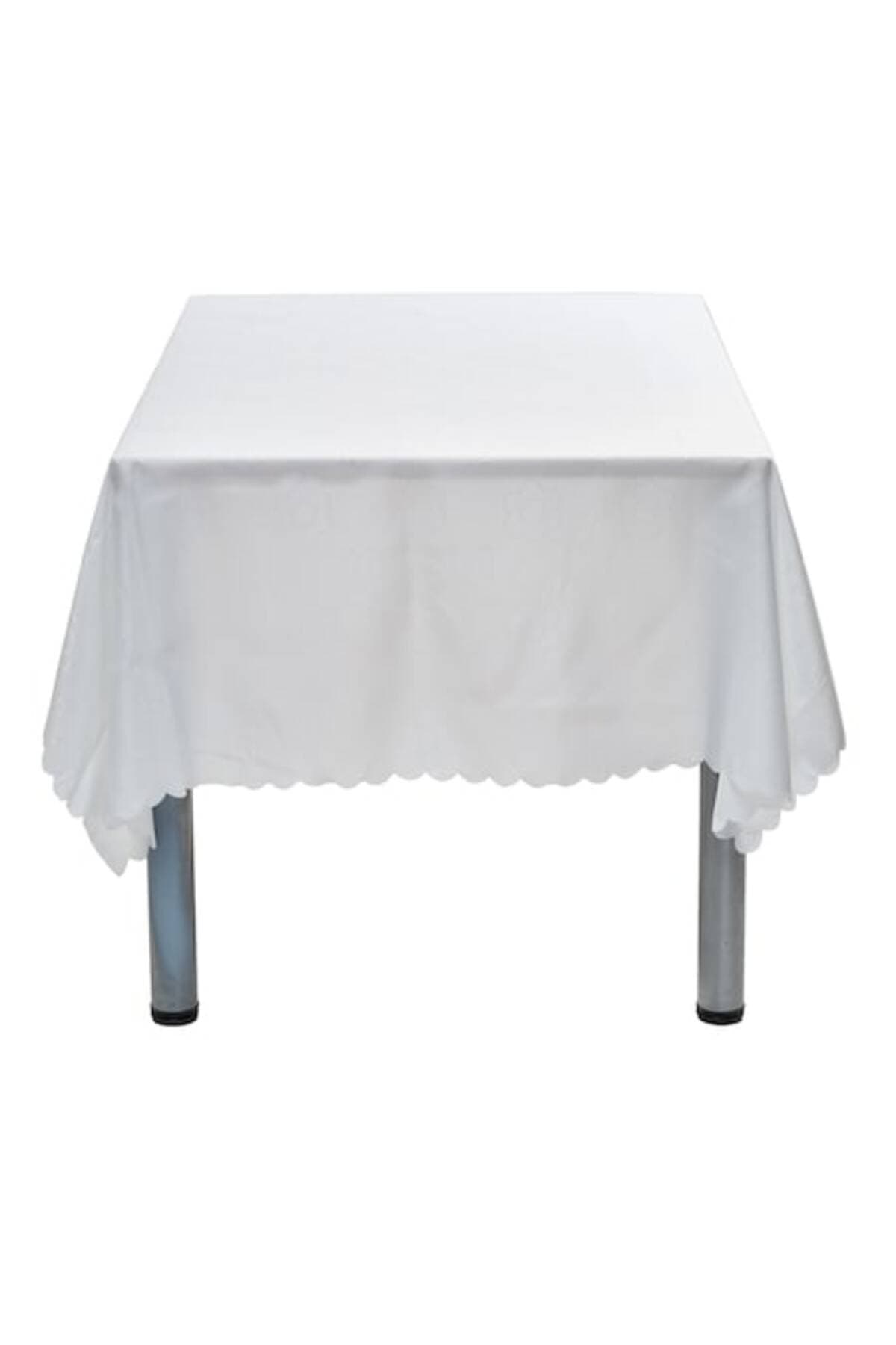 Fotografie produs: Fata de masa Jacquard anti-pete Heinner Home, 100% poliester, 140x240 cm, alb, model 02