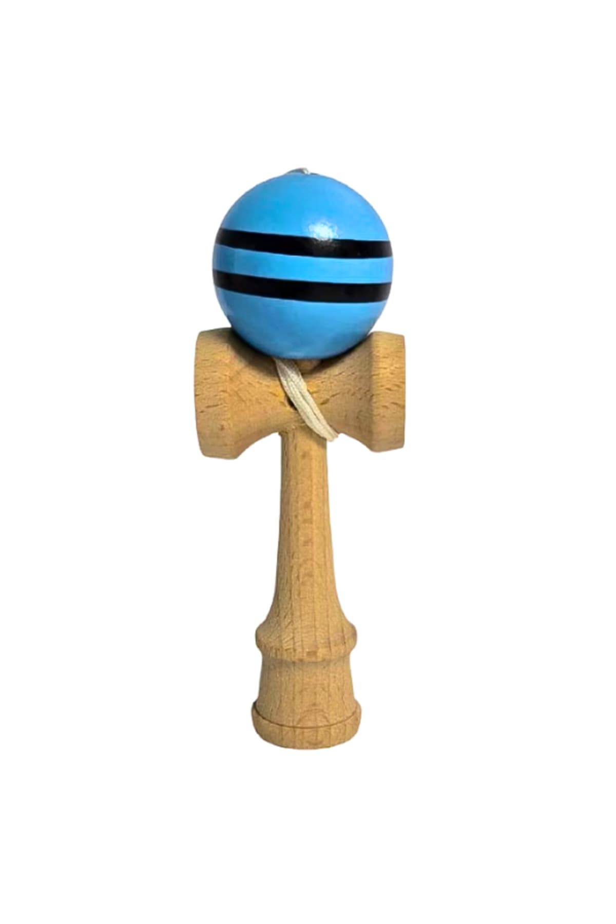 Fotografie produs: Mini Kendama Albastr? 12 cm Juc?rie de indemanare din Lemn