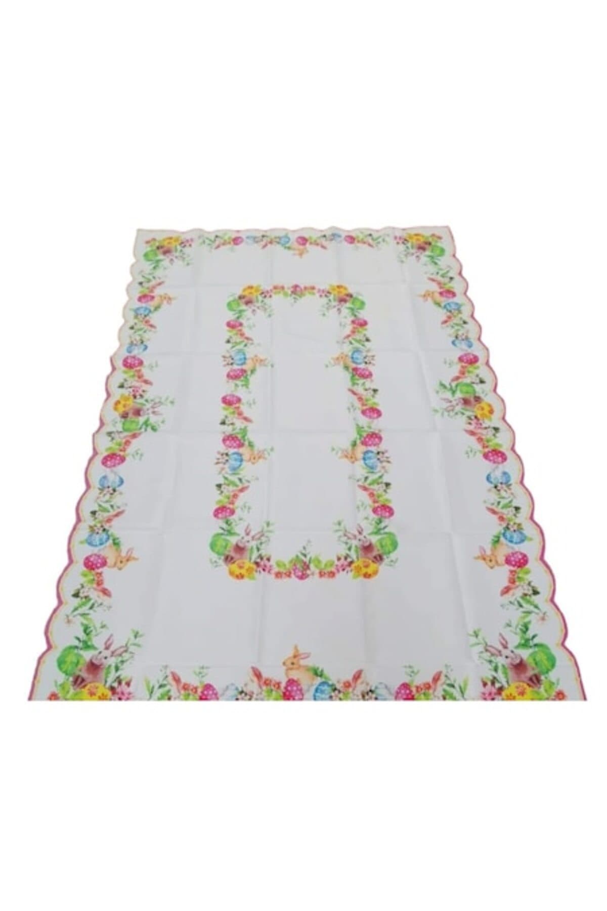 Fotografie produs: Fata de masa cu tematica de Paste si iepurasi, material textil 150x220cm - Concept E Efrall