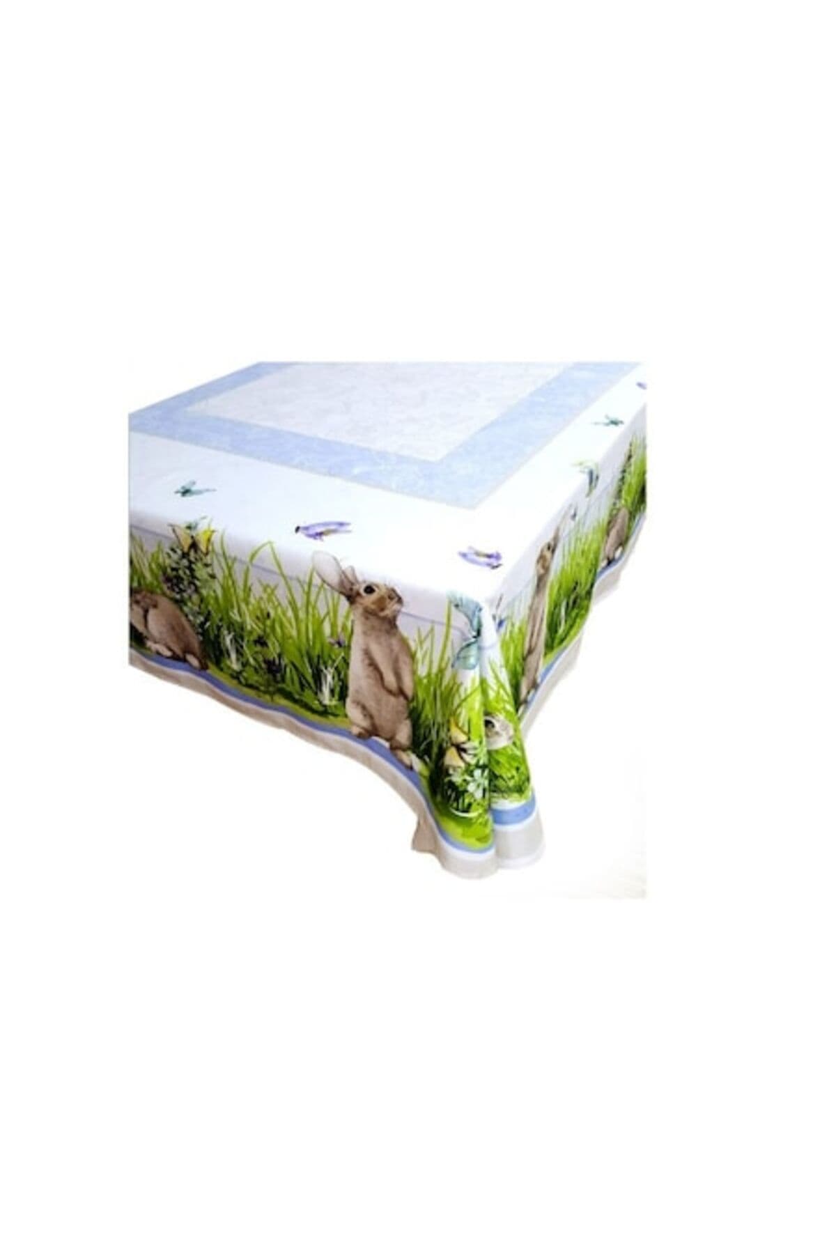 Fata de masa cu tematica de Paste si iepuri, material textil 150x220cm - Concept E EFRALL