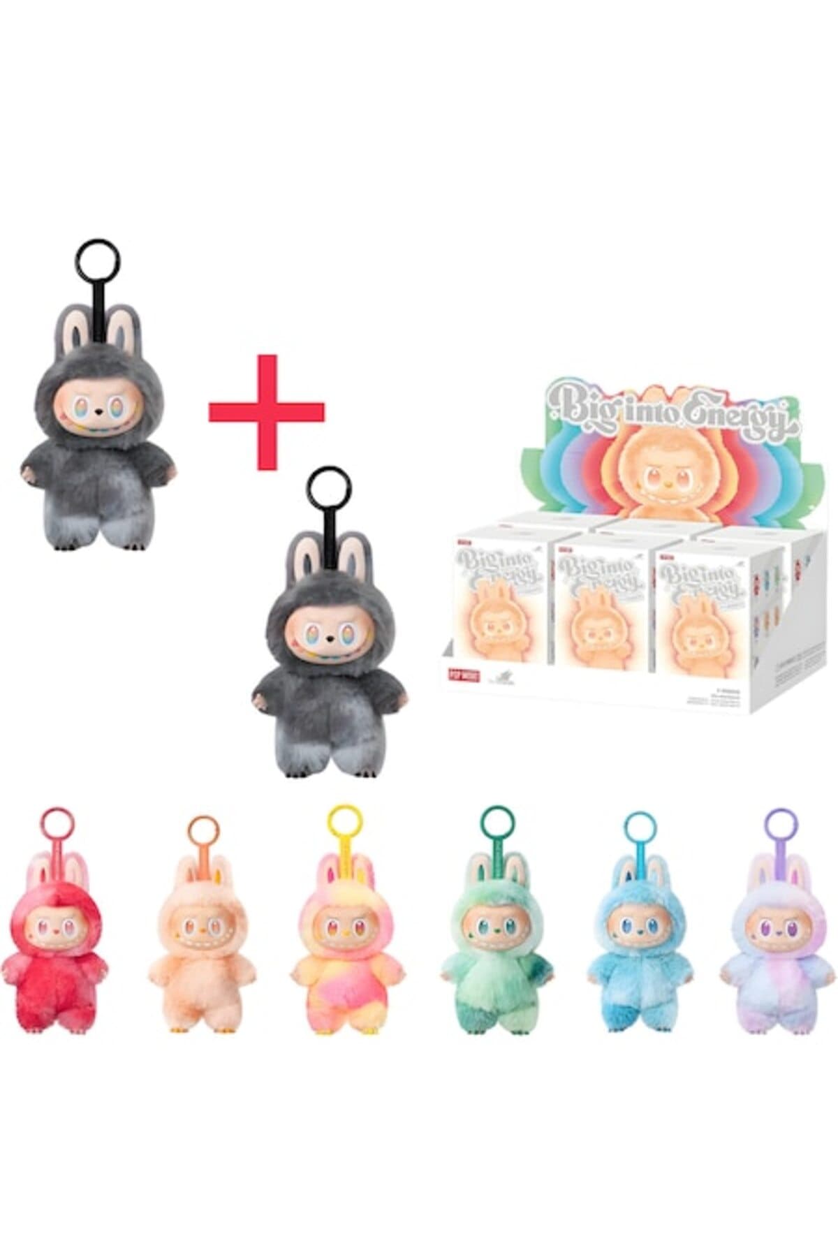 Fotografie produs: Breloc jucarie de plus Labubu 1 + 1 Teno®