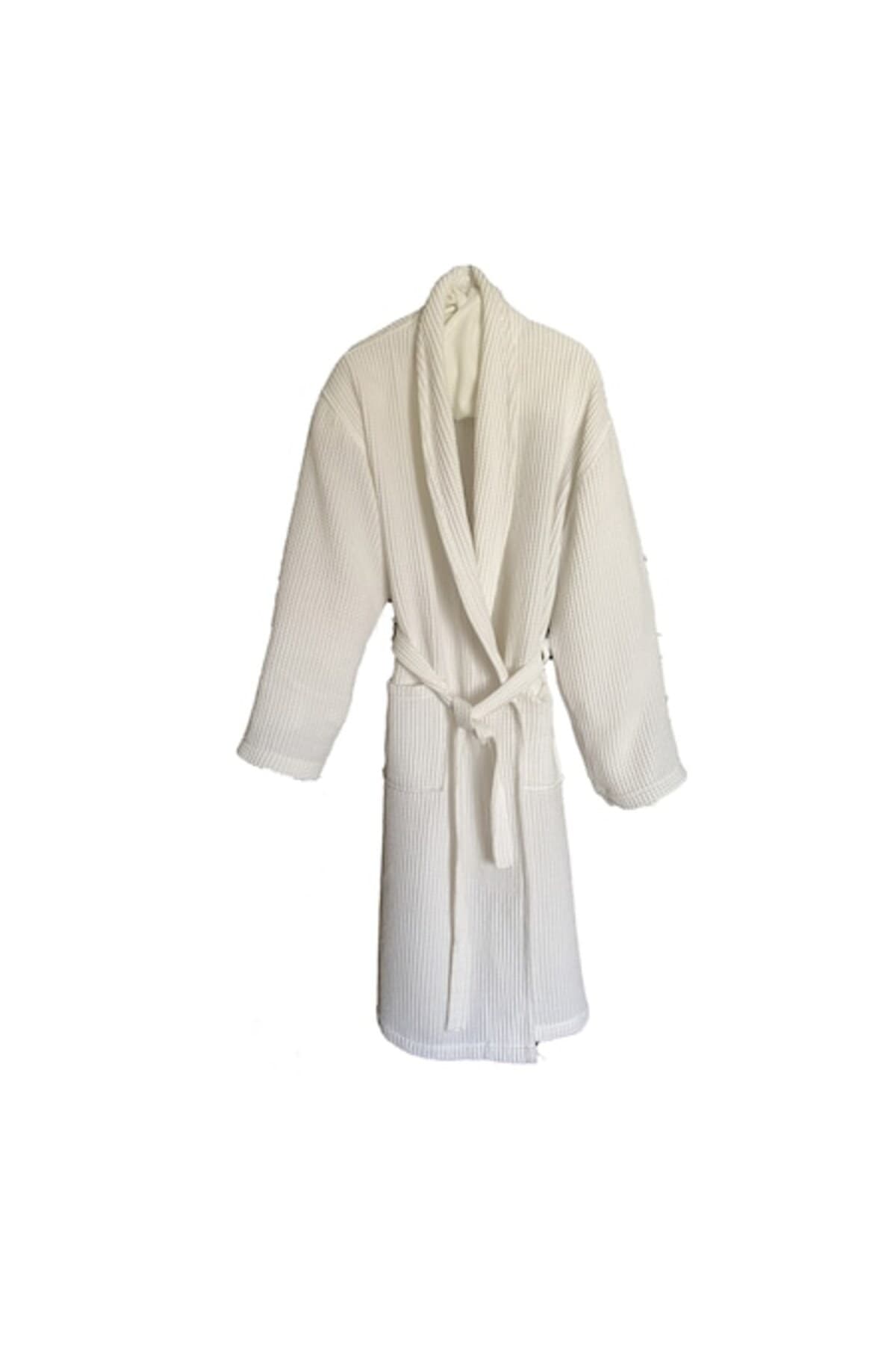 Fotografie produs: Halat de baie hotel, 100% bumbac, alb, marimea L