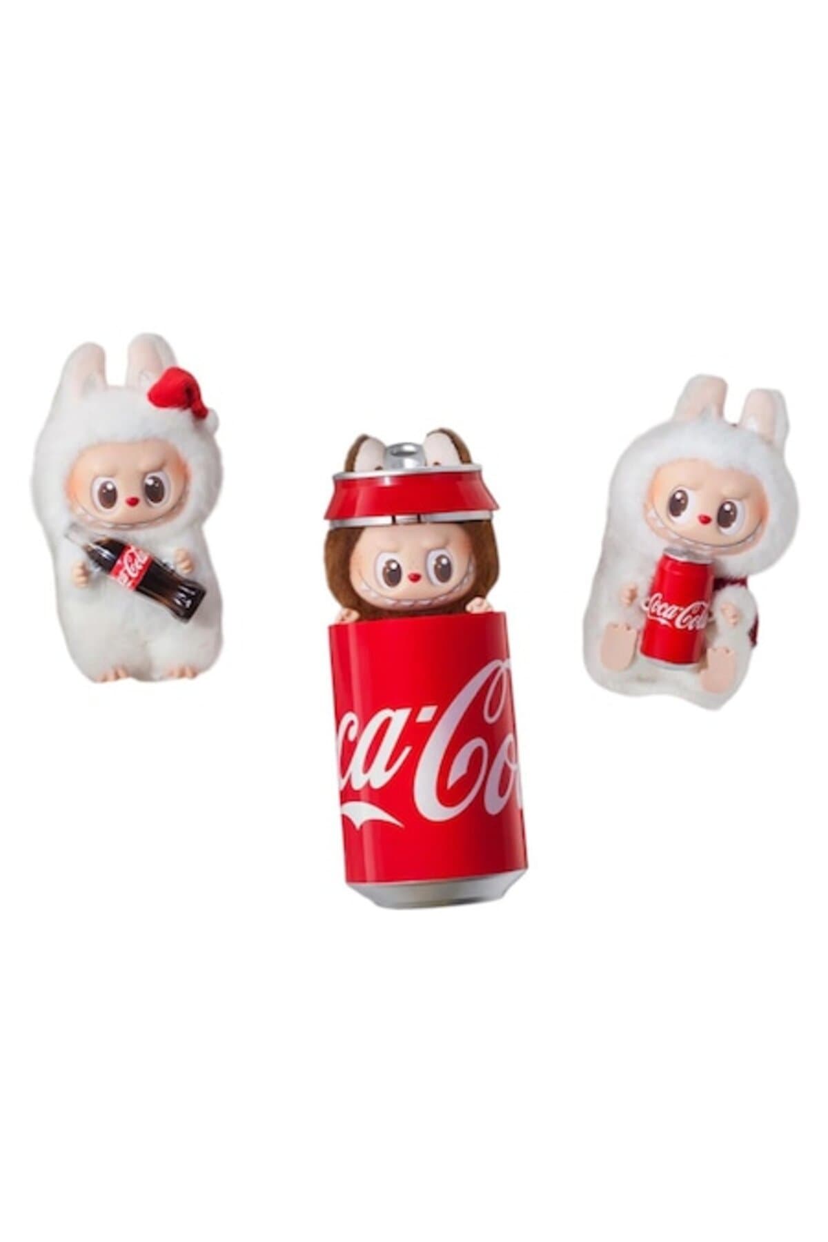 Jucarie de plus Labubu 15 cm Blindbox Coca Cola
