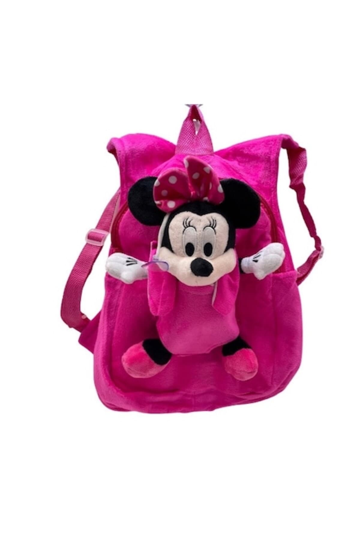 Fotografie produs: Ghiozdan de plus copii 2-6 ani cu mascota detasabila Minnie Roz-Concept