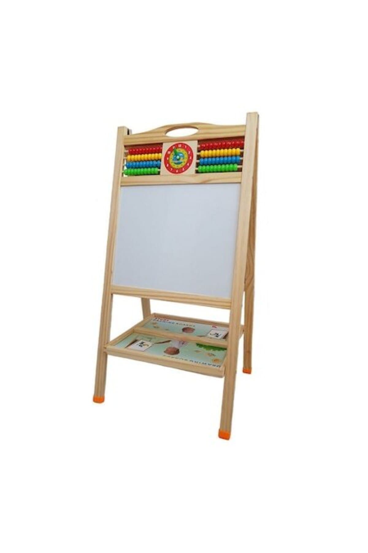 Fotografie produs: Tabla educationala multifunctionala din lemn 3 in 1