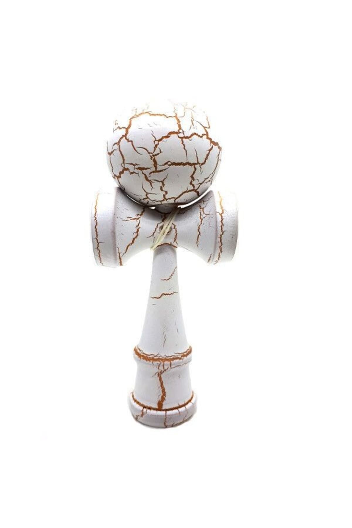 Fotografie produs: Kendama Ball Full Crack Auriu Lemn Fag Alb