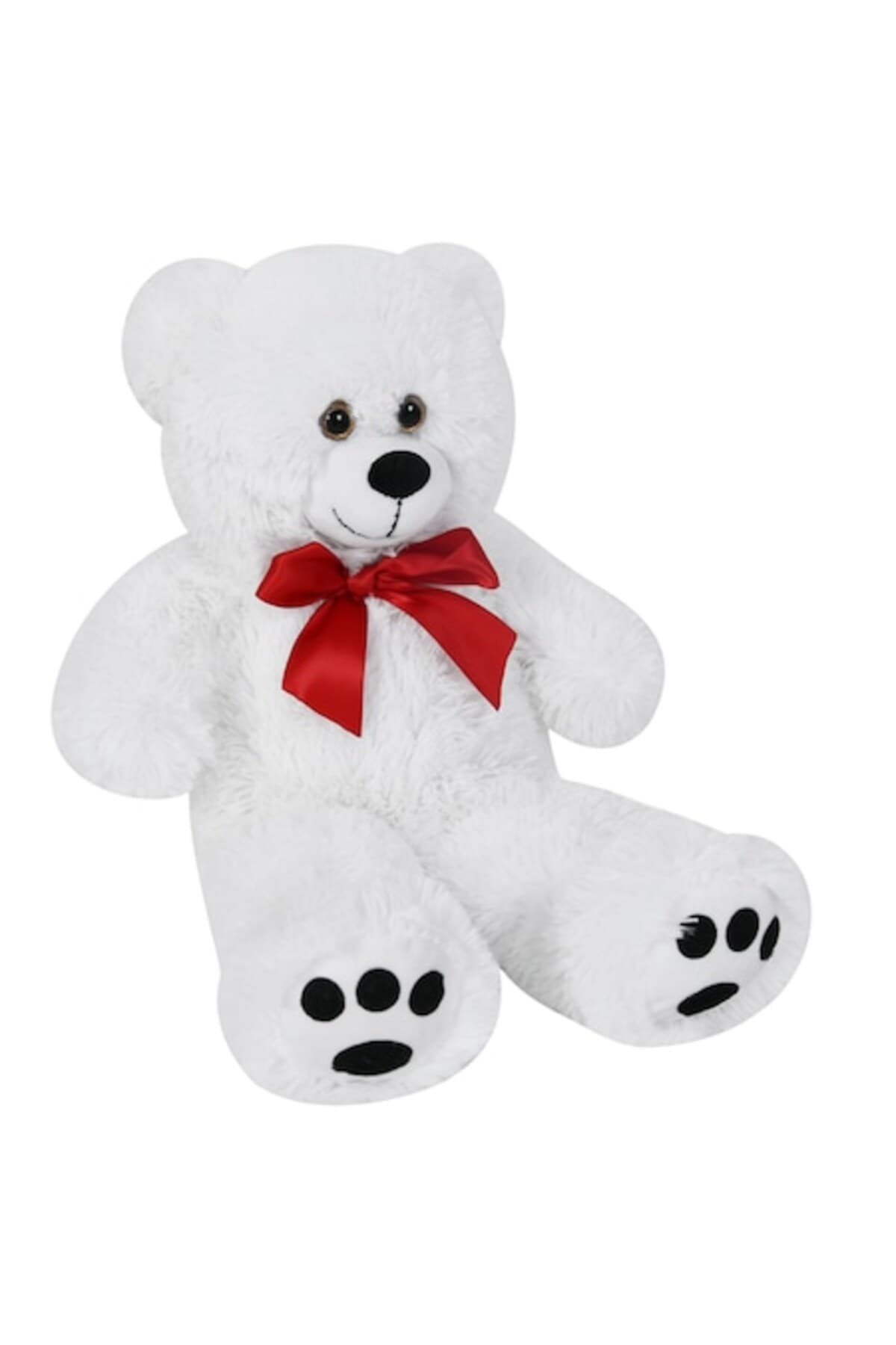 Fotografie produs: Ursulet de plus gigant, L, alb, 50 cm