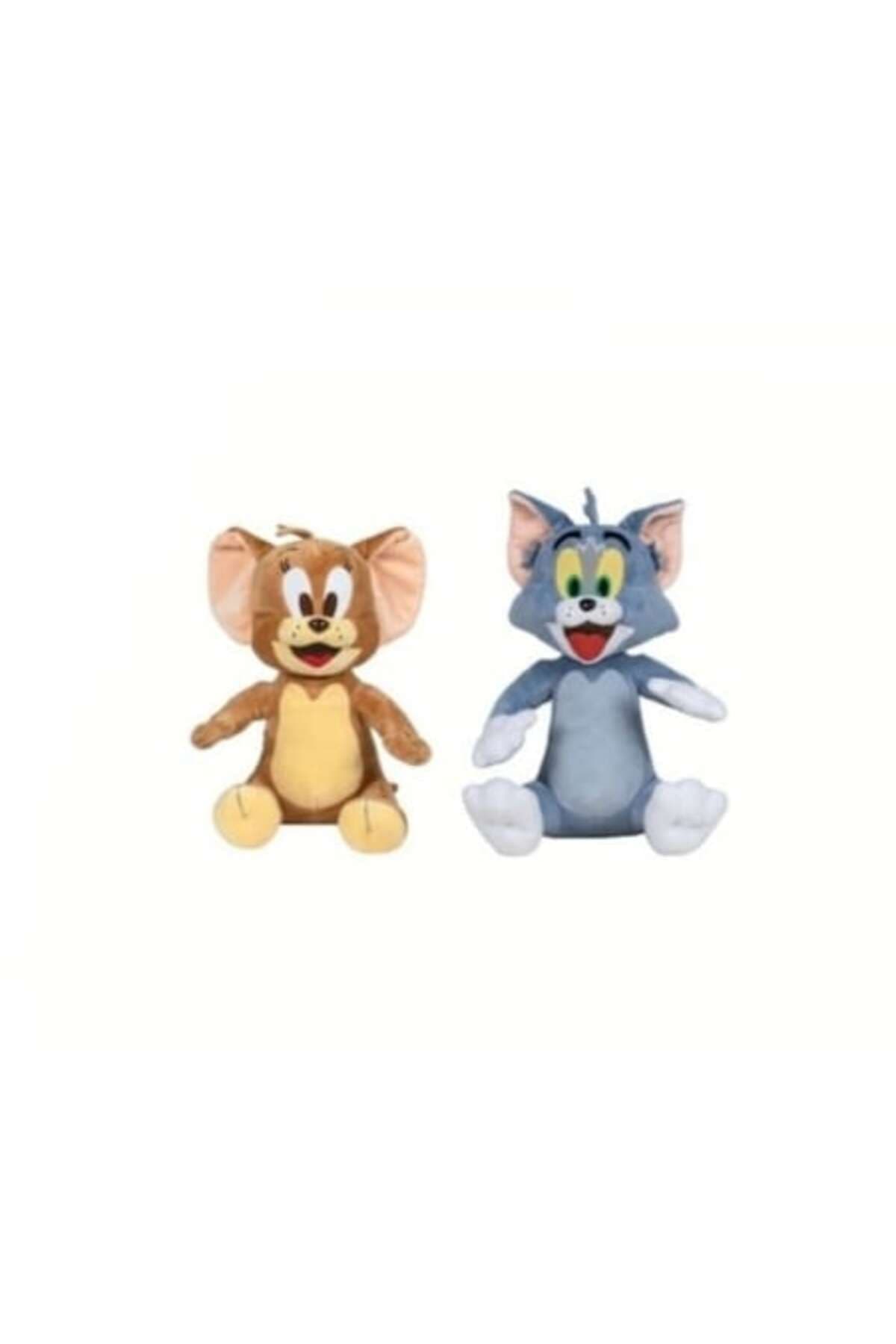 Set de jucarii de plus Tom si Jerry, multicolor, 25 cm