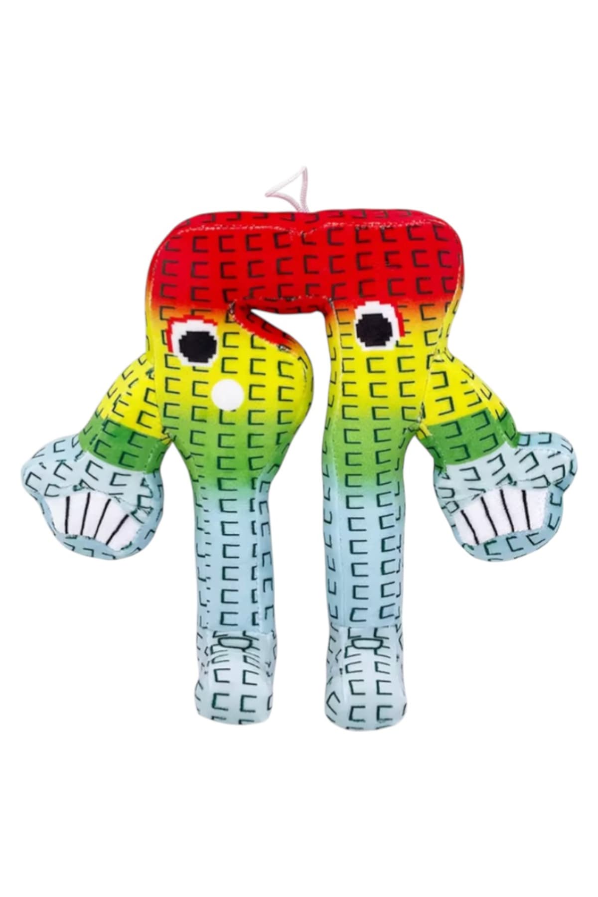 Jucarie de plus Six Seven (67), 24 x 22 cm, plus moale, multicolor