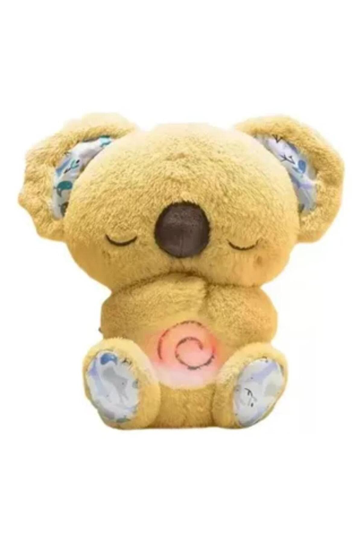 Jucarie de plus Sleep Koala, cu lumina de respiratie si muzica, material moale, pentru bebelusi