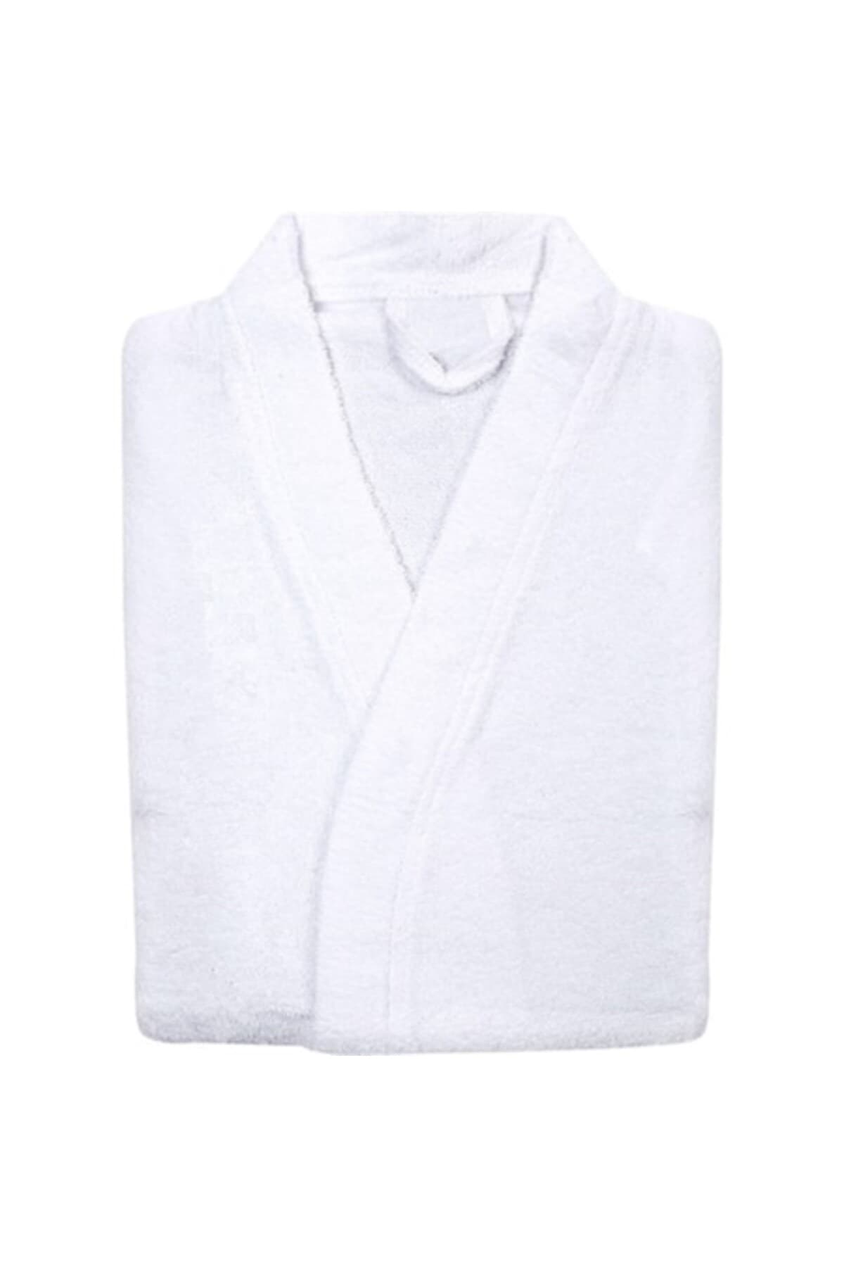 Fotografie produs: Halat de baie hotel, 100% bumbac, alb, marime L