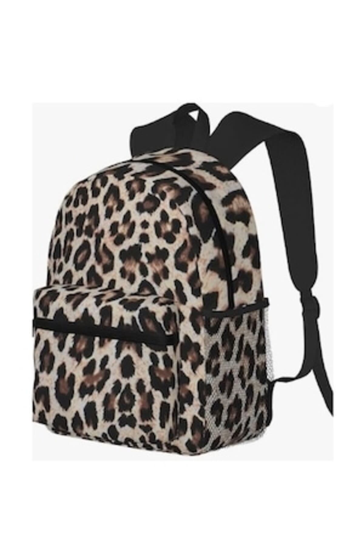 Fotografie produs: Rucsac de dama din piele cu imprimeu leopard - Concept E EFRALL