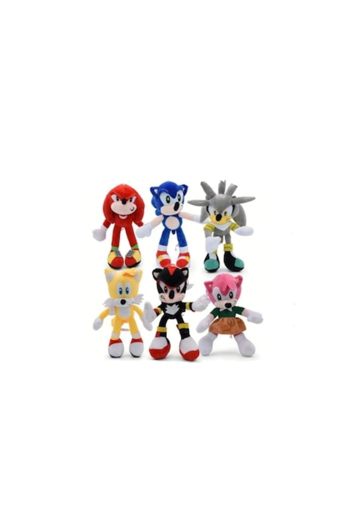 Fotografie produs: Set de 6 jucarii de plus Sonic si prietenii sai