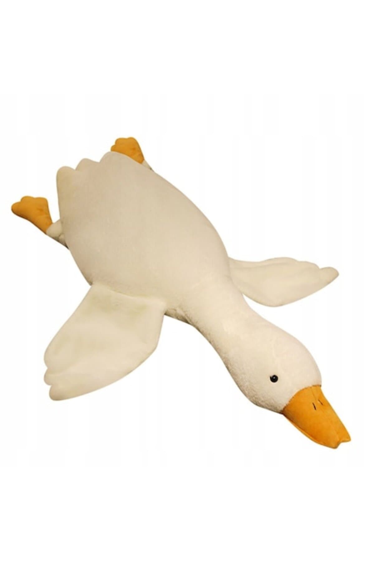 Fotografie produs: Jucarie de plus - Gasca, 50 cm, Alb/Portocaliu