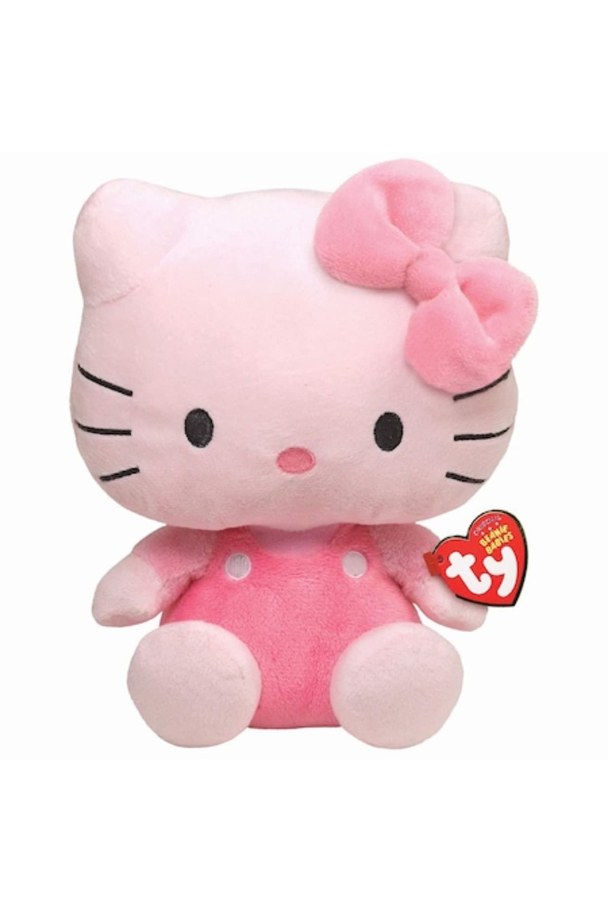 TY Jucarie de plus - Beanie Babies, Hello Kitty, 15 cm, roz