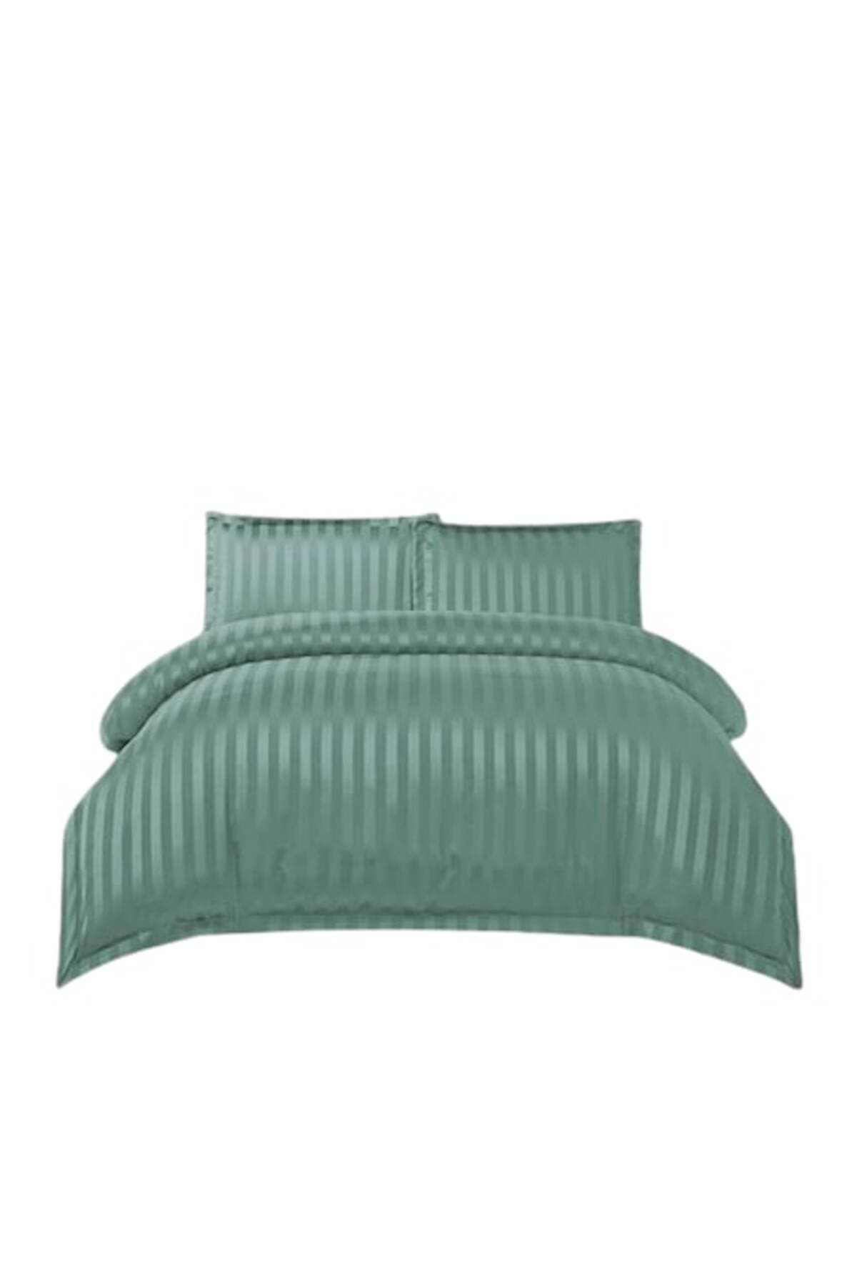 Fotografie produs: Set de lenjerie de pat damasc cu 4 piese pentru pat dublu