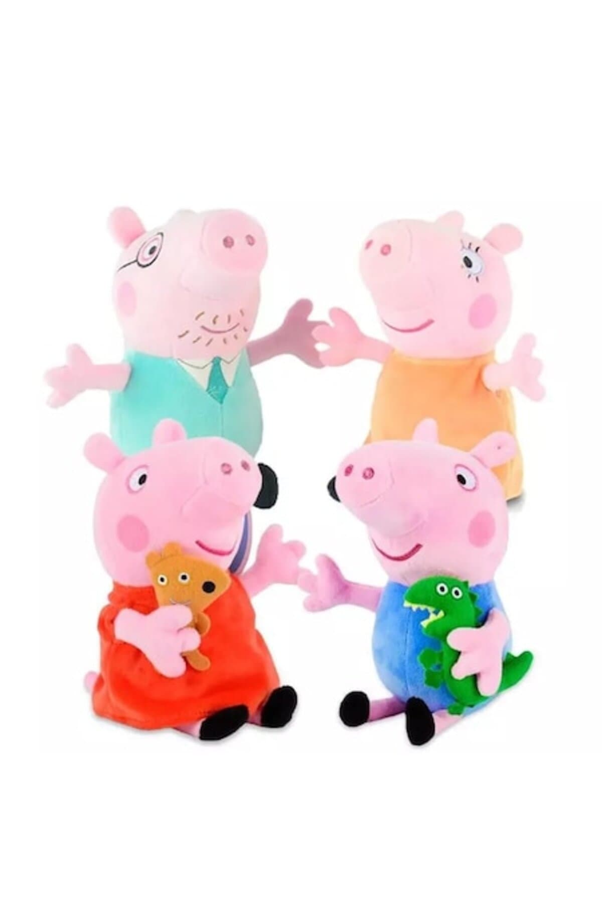 Fotografie produs: Set de 4 jucarii de plus, Peppa Pig Family 40cm