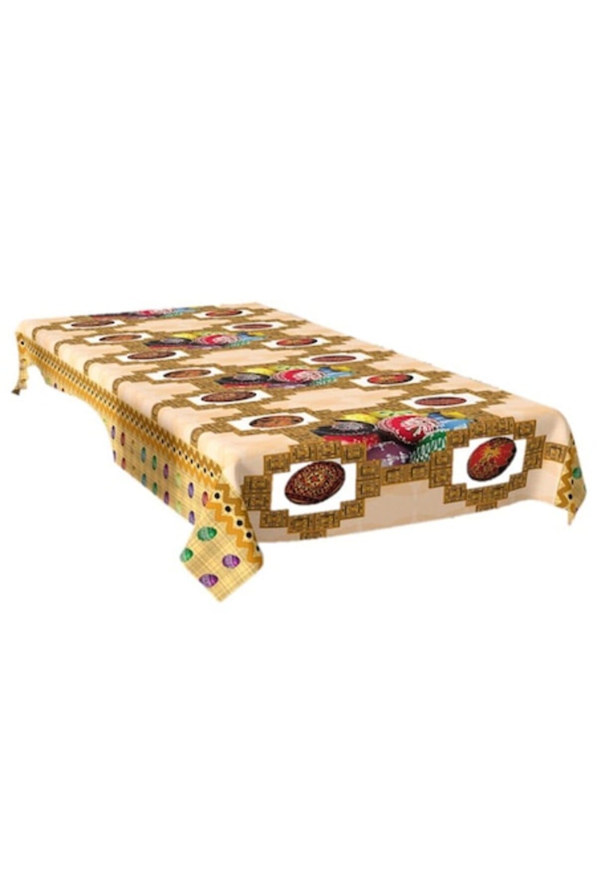 Fata de masa din PVC, 1,45 m x 1,4 m, model de Paste, usor de intretinut