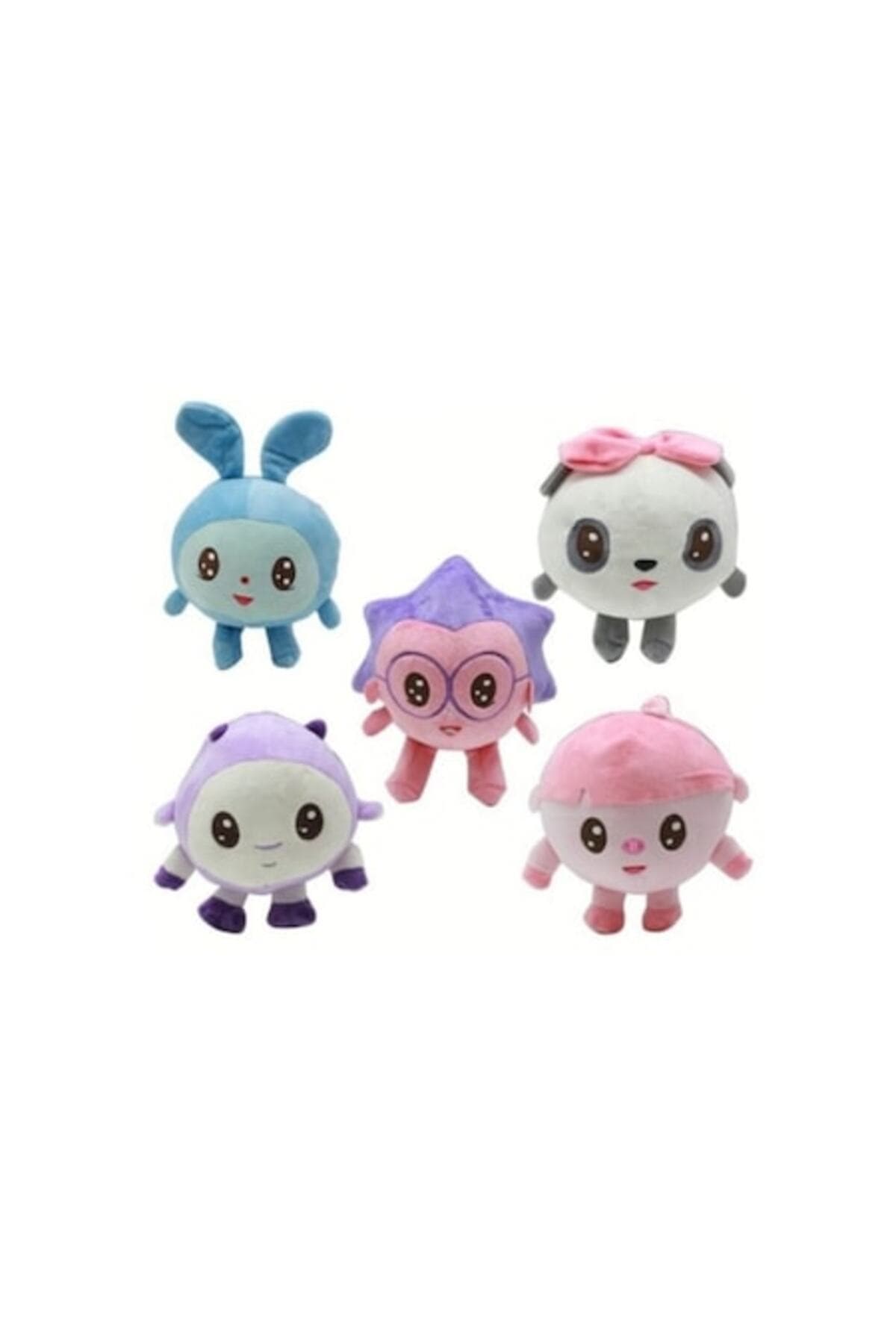 Fotografie produs: Set de 5 jucarii de plus Baby Riki cu ventuza