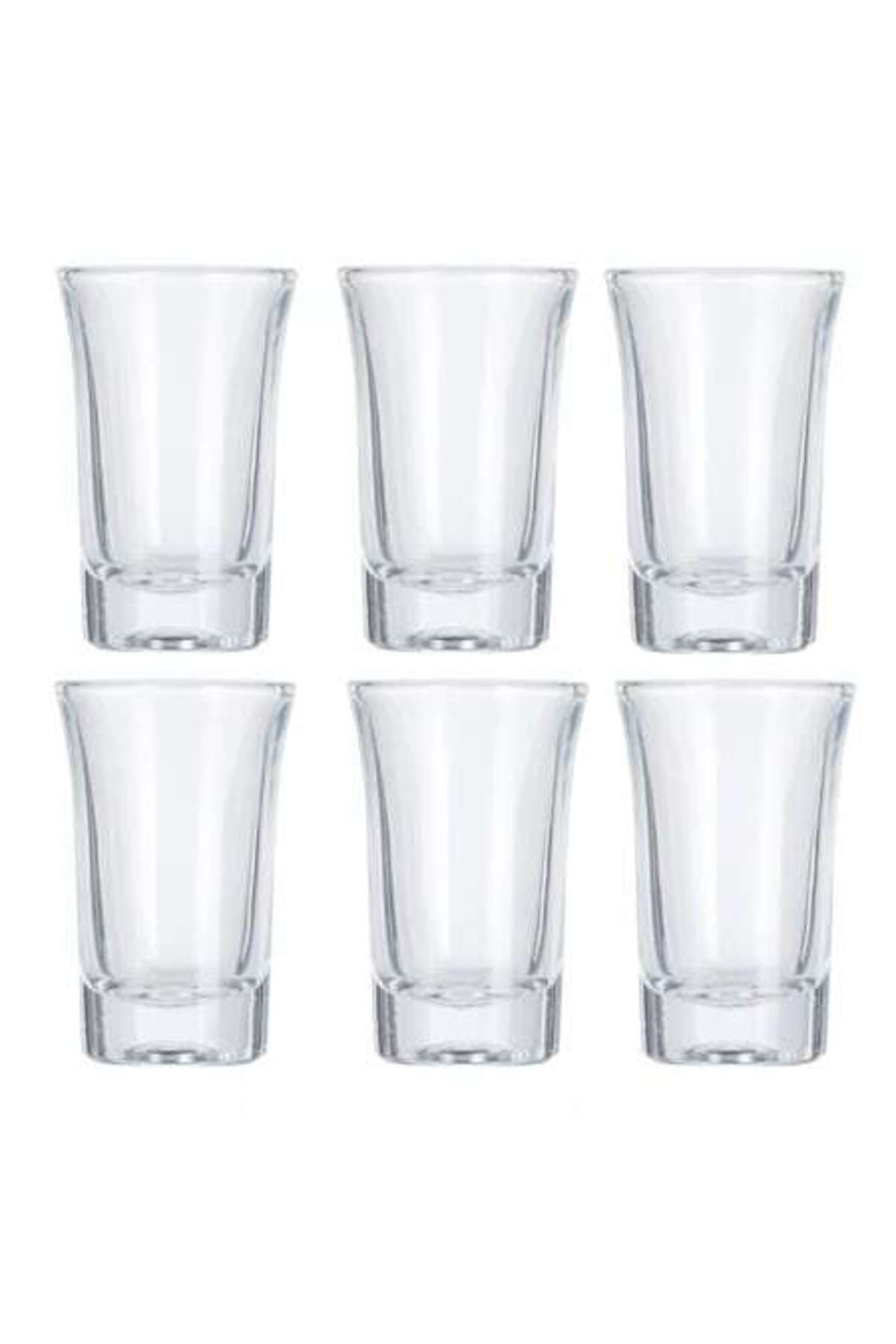 Fotografie produs: Set de 6 pahare de vodca, 40 ml, transparente