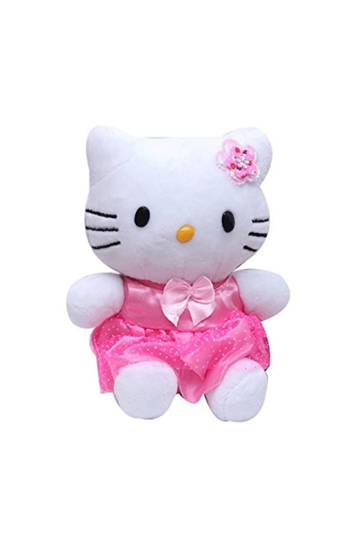 Jucarie de plus TOYS DEPO, Hello Kitty, 20-25 cm, Alb