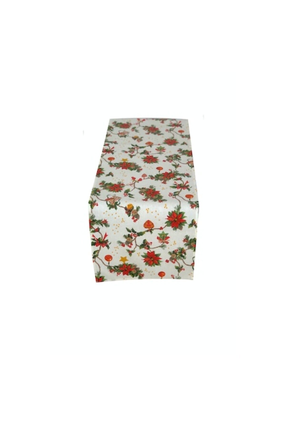 Fotografie produs: Fata de masa, Traversa craciunita rosu Craciun, 30 x 130 cm - Multicolor