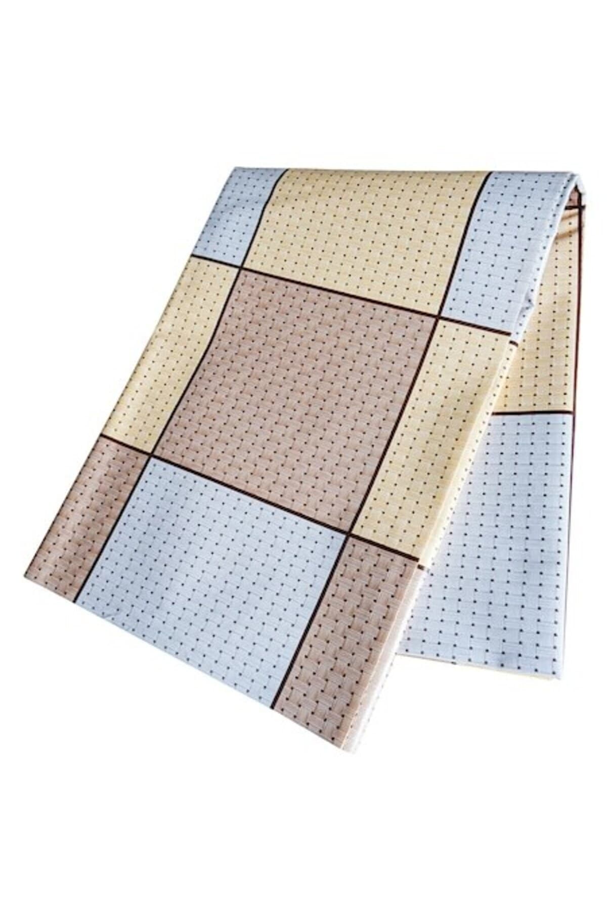 Fotografie produs: Fata de masa tip musama Natalia, 100x140 cm, impermeabila, pvc pe textil, patrate mari - Multicolor