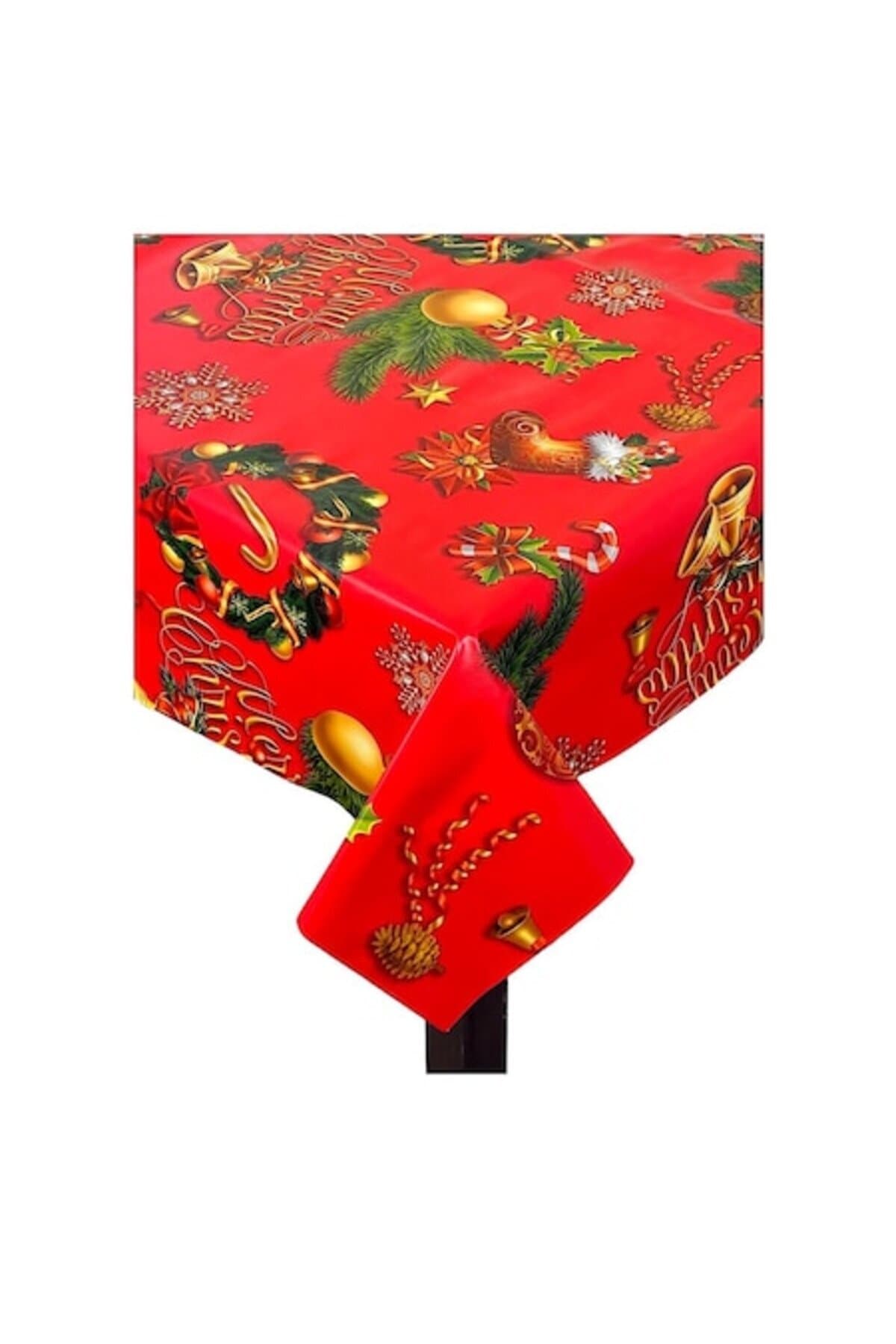 Fotografie produs: Fata de masa tip musama, Craciun rosu, 100 x 140 cm - Rosu