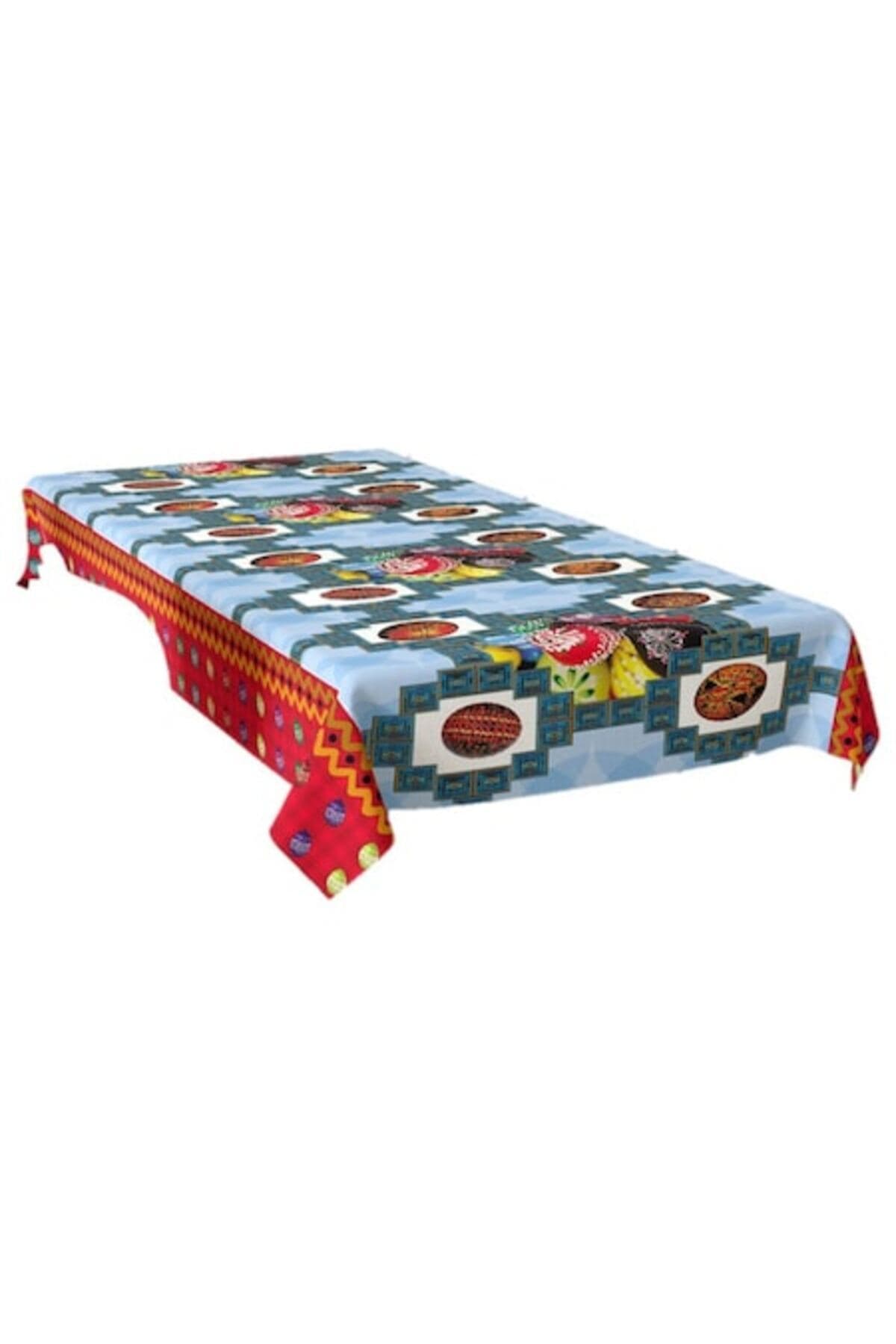 Fotografie produs: Fata de masa tip PVC, model Paste, 5,45m x 1,4m, intretinere usoara, calitate superioara - Multicolor