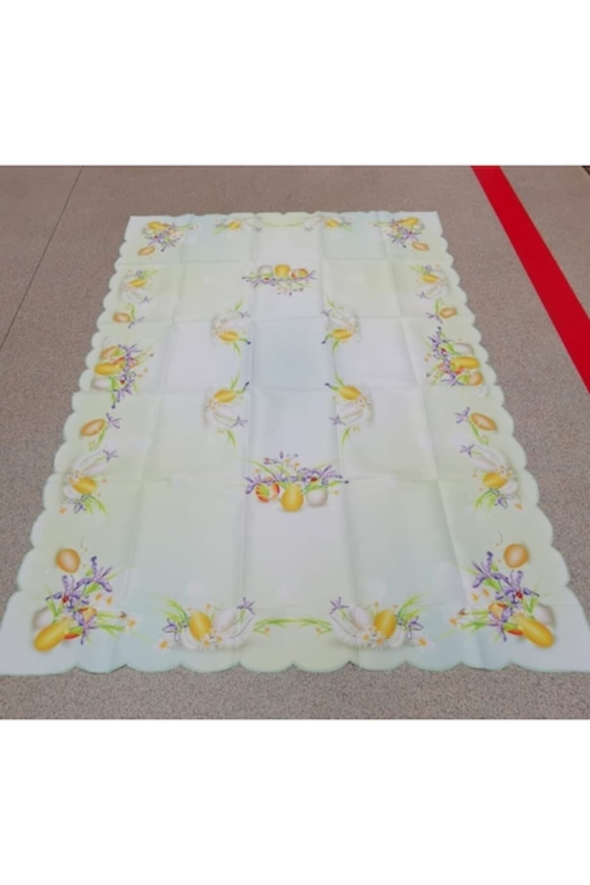 Fotografie produs: Fata de masa tematica de Paste, textila, 130x180cm - Concept - Alb