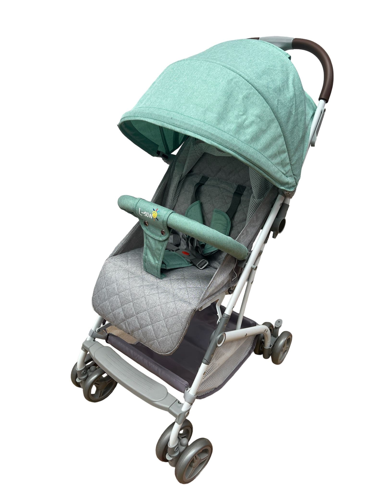 Fotografie produs: Carucior sport copii, pliere compacta pentru avion, cu sistem troller 6-36 luni verde -Concept E Efrall - Multicolor
