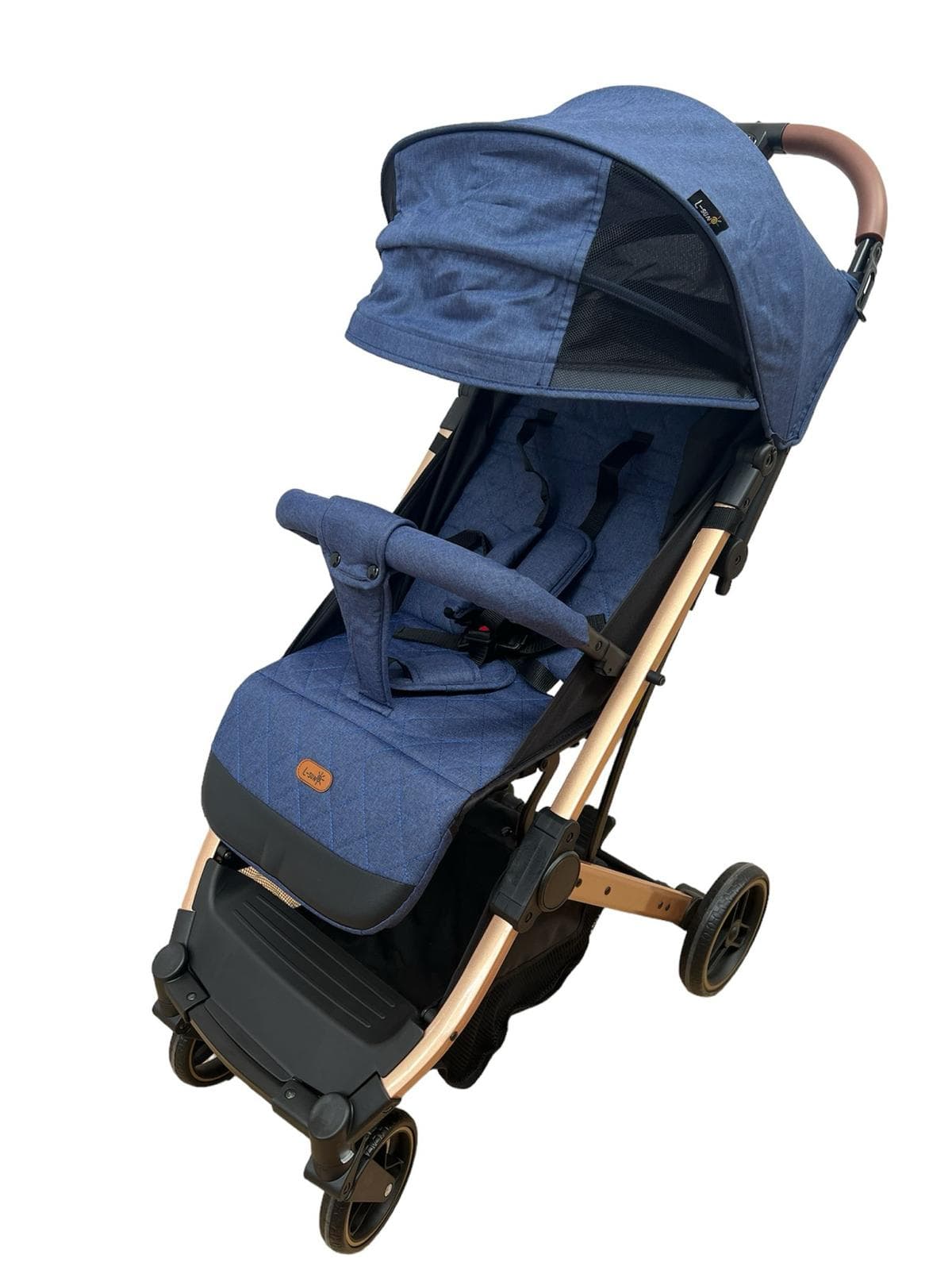 Fotografie produs: Carucior Sport Compact si Pliabil Tip Troller, Albastru, cu pliere compacta pentru avion-Concept E Efrall - Multicolor
