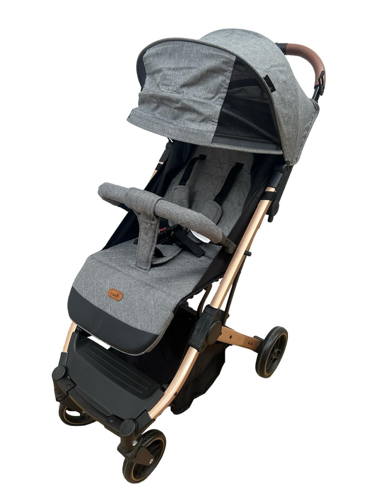 Fotografie produs: Carucior Sport Compact si Pliabil Tip Troller, gri, cu pliere compacta pentru avion-Concept E Efrall - Multicolor